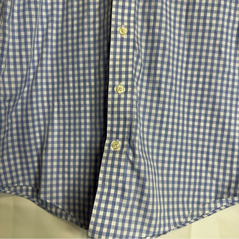Brooks Brothers boys blue and white button up med - Picture 9 of 9